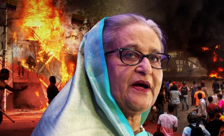 बांग्लादेश में बिगड़े हालात, शेख हसीना ने छोड़ा देश, प्रधानमंत्री आवास में घुसे प्रदर्शनकारी