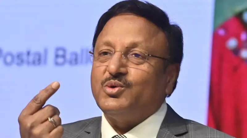 चीफ़ इलेक्शन कमीश्नर राजीव कुमार (फ़ाइल फ़ोटो)