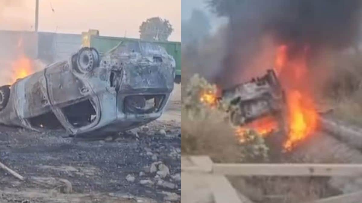 Hanumangarh Protest: किसानों का बवाल, दीवार तोड़ी, गाड़ियाँ जलाई : इलाके में इंटरनेट बंद