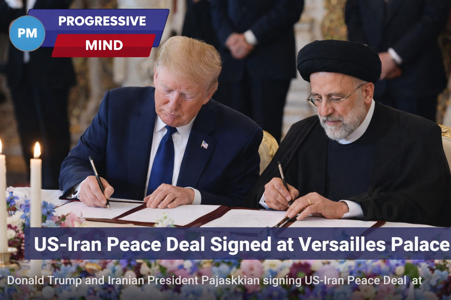 US‑Iran Peace Deal 2026: Versailles Palace में हुआ ऐतिहासिक हस्ताक्षर, युद्ध का अंत और ऊर्जा बाज़ार में राहत